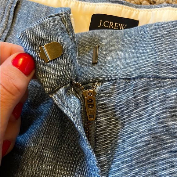 J. Crew Blue Bermuda Shorts Sz 6 - Picture 3 of 6